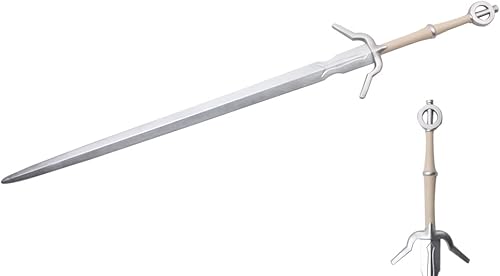 Miniatura 3 de Blazing Steel Espada medieval de espuma de dos manos, espada de caza de bruja