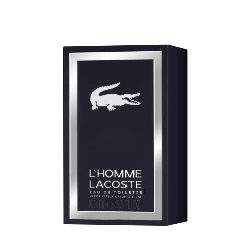 Lacoste Lacoste l`homme eau de toilette holzig-würziger herren-duft mit vetiver amber und moschus-noten für den modernen mann 100ml