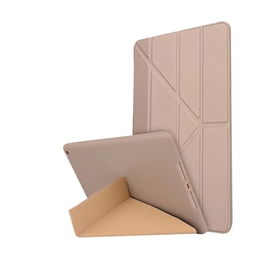 Coque iPad Pro 13 pouces 2024 dorée silicone avec rabat Y-Fold