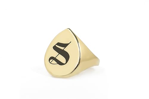 Chevalière gothique or 14k bague de caractère pour affirmer son style au quotidien