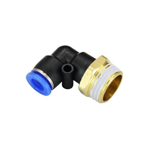 Raccords rapides pneumatiques 8 mm avec filetage 1/2 anti fuite pour tuyau air