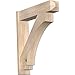 Ekena Millwork OUT08X32X36IMP04RWR Imperial Rough Sawn Craftsman Outlooker, 8" Width x 32" Depth x 36" Height, Western Red Cedar
