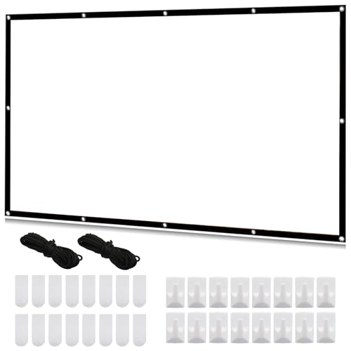 Pantalla de proyector HD portátil de 100 pulgadas 16:9 plegable