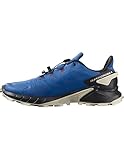 SALOMON Shoes Supercross 4 GTX NautBl Rain, Zapatillas de Running Hombre, Nautical Blue/Black/Rainy Day, 44 EU