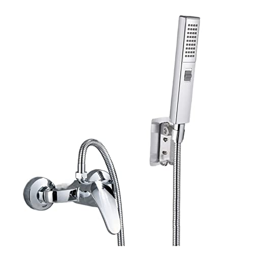 Ensemble de douche haute pression mural avec robinet mitigeur LY11-2
