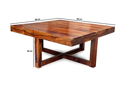 Image of Coffee Table with 4 Stools, Natural Finish