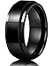 Spinner Ring for Men Anxiety â€“ 8MM Black Stainless Steel Mens Spinner Ring Spin Plain Band Stress Relief Anxiety Ring For Men Boy Jewelry Size 9