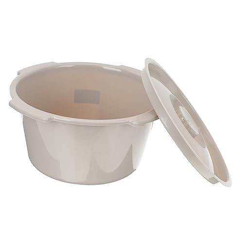 HAPINARY Portable Commode Chair for Seniors Urinal Bucket Lid Comfort Sturdy Pp Material Easy to Carry