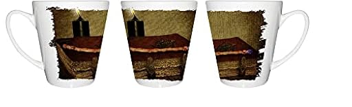 TAZA CÓNICA magia vela negra libro varita mágica brujería pagano conica personalizada | Ya disponible en tu tienda friki favorita! En mundofriki.es! TAZA CÓNICA magia vela negra libro varita mágica brujería pagano conica personalizada | Ya disponible en tu tienda friki favorita! En mundofriki.es!