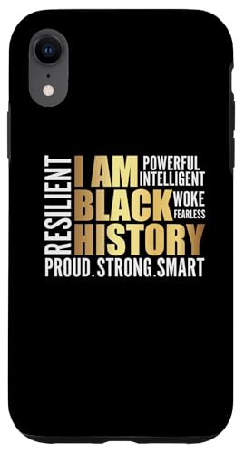 I Represent Black History Melanin Diversity �X�}�z�P�[�X iPhone XR �p