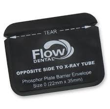 Flow Dental 80141 Safe 'n' Sure Opt Barrier Envelopes, Size 0 (Pack of 250)