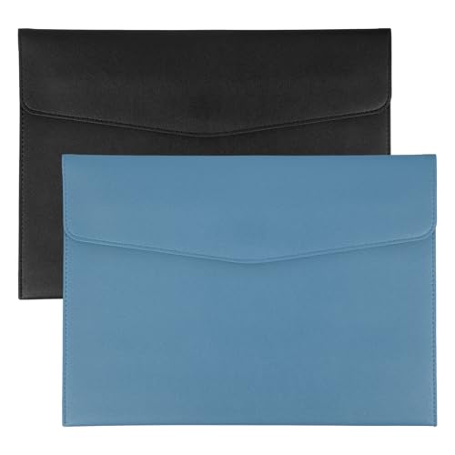 Porte-documents A4 pochette enveloppe rangement dossier cuir PU étanche