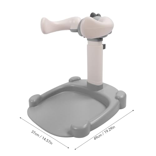 Bain bébé serein à la maison avec ce support réglable et léger gris - 7