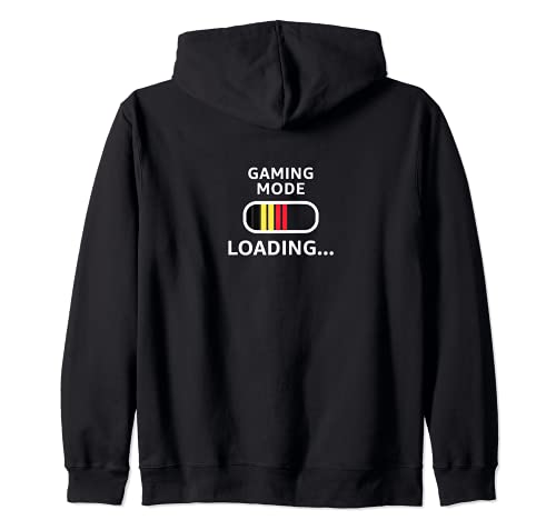 Flag Belgium Zip Hoodie, Black, S