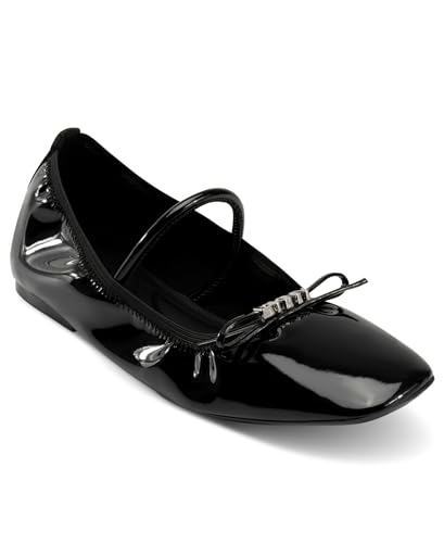 DKNY Women's Footwear Dale - Ballet Flat 5,Black, 9
