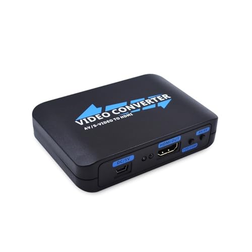 Convertidor AV a HDMI S-Video 1080P adaptador RCA audio R/L 4