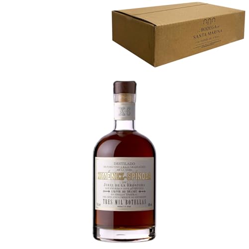 Brandy Tres Mil Botellas Ximénez - Spínola - sabor elegante y sofisticado para momentos especiales - 70cl