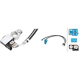 HELLA 6PK 010 562-901 Sensor, Batteriemanagement - 12V - geschraubt - Kabel: 330mm & 8KA 009 429-911 Batterieadapter