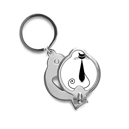 Coupe-ongles chat noir d'Halloween, idée cadeau originale art