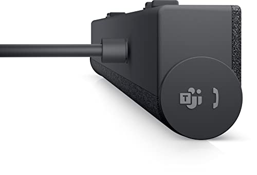 Image of Dell Slim Conferencing Soundbar|Hands-Free Function|Active Speakers|Amplifier Integrated|AI Noise Cancellation, Echo Cancellation|Status Indicator Light|Adjustable MIC & Call Controls - SB522A-Black
