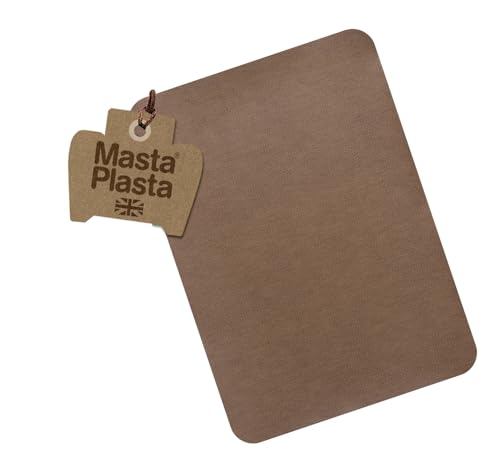 MastaPlasta Instant Self-Adhesive Leather Repair Patch - Tan 28cm x 20cm (11in x 8in). Extra Large Upholstery-Quality Super-Strong Stick-On Repair Patch Tape for Car Seats, Bags, Sofas and DIY