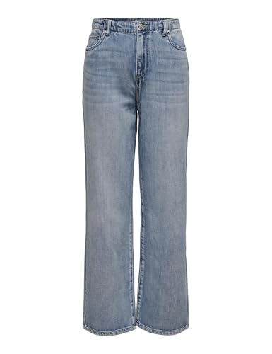 Jeans Femme ONLY Onlfatima Wide Leg : Pantalon denim ample et confortable