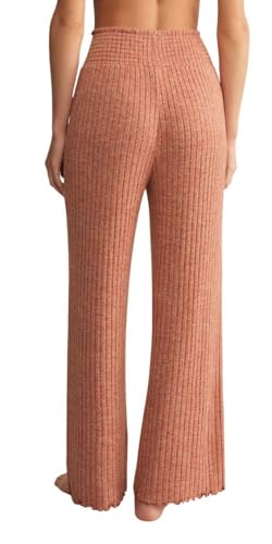 Z SUPPLY Women's Dawn Smocked Rib Lounge Pant, Arabian Spice - Image 3