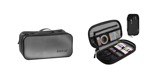 pack all Packing Organizer Bundle | 1 Clear Organizer Pouch(S) & 1 Pencil Case Plus for family, men, women and children