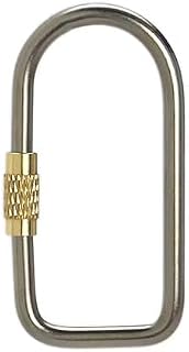[DETAIL inc] チタニウム スクリュー ロック キーリング "ディーシェイプ Titanium Screw Lock Keyring "D-shape"