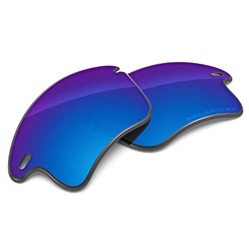 Lentilles Oakley Fast Jacket XL Polarisées Verres de Rechange Polycarbonate Bleu Sky Blue
