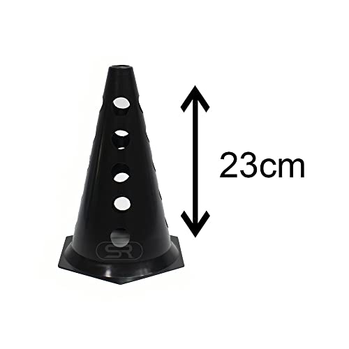 4 Cones C/Barreira + 8 Argolas de Agilidade