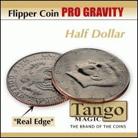 Flipper Coin de ½ Dollar avec système Pro Elastic pour disparition fluide
