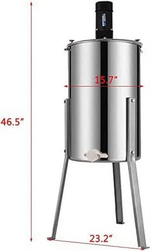 Aggiornato 3 Telaio Elettrico Miele Estrattore Separatore, Food Grade In Acciaio Inox Honeycomb Spinner Drum Estrazione Apiario Centrifuga Attrezzatura