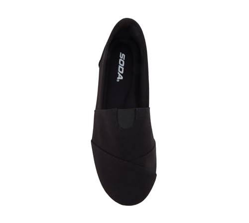 Image of Soda Shoes Women's Obji Round Toe Casual Flat with Padded Insole