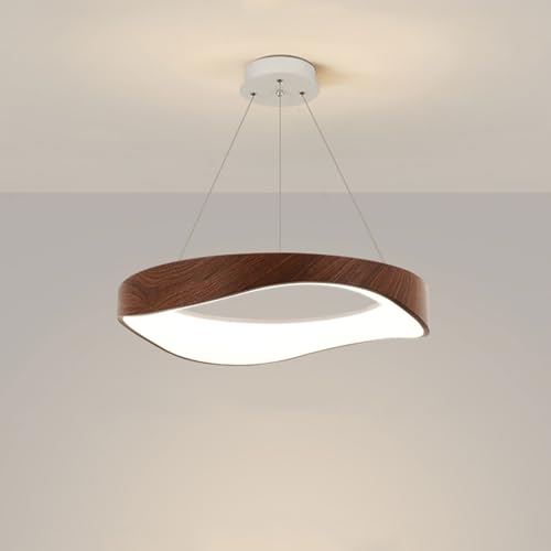 Suspension LED dimmable pour éclairer un salon sombre au design épuré