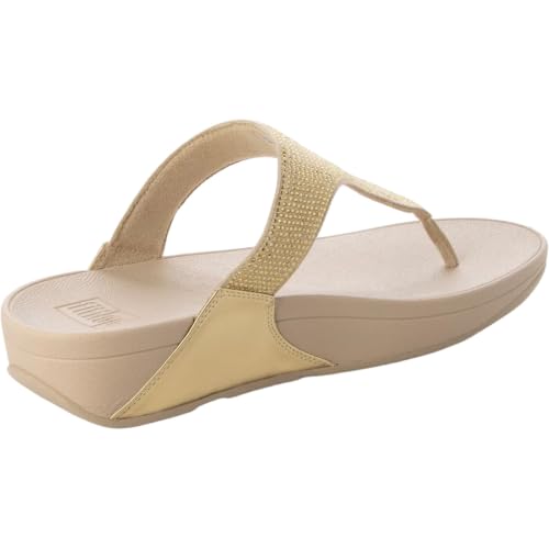 Image of FitFlop Women's Lulu Crystal Embellished Toe-Post Sandals | Casual Sandals