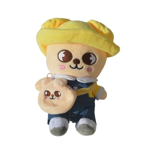 SCISSH Stray-Kids Skz-oo Muñeca de Peluche Sentada Muñeca de Guardería Muñeca de Peluche Lindo Peluche Suave Juguetes para Niños Regalo (SEUNGMIN)