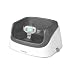 Ingenuity SmartClean Toddler Booster Seat for Kitchen Chair Lightweight for on-the-go, Easy-Clean, 3-Point Harness Strap Booster Seat for Dining Table, Slate