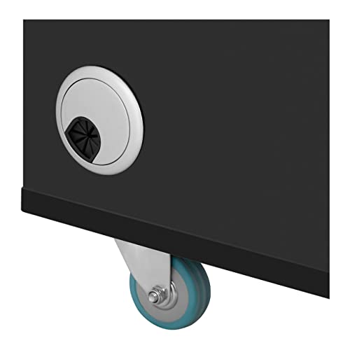 Physa Phy-MT-8 Nageltisch 1.200 x 420 x 800 mm Schwarz - mit Staubabsaugung und Handablage Maniküretisch Nagelstudio… – Bild 4