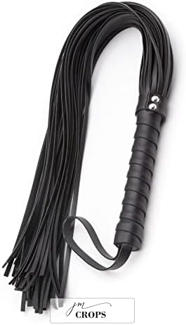 Horse Whip 27" Crop 18" Faux Leather Set Black Riding Whip Horse Whips and Crops Equestrian Horse Whip Set — view 4