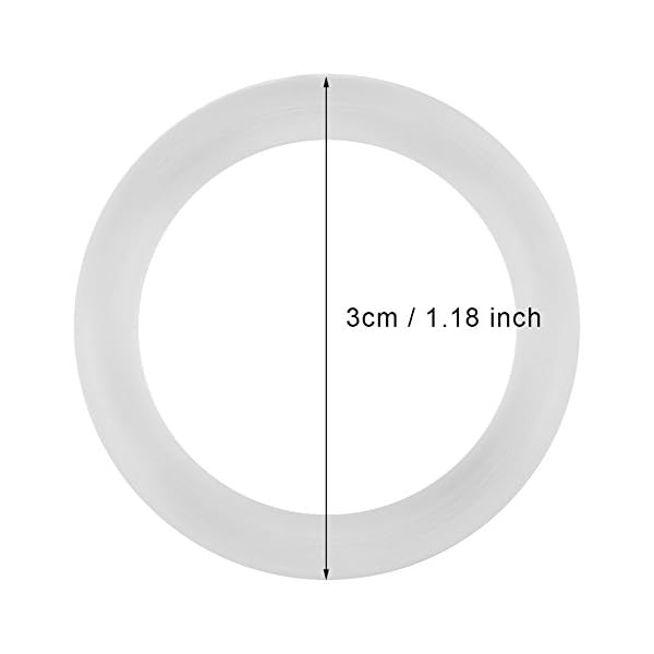20 STÜCKE Sichere Schnuller Halter O Ringe Schnuller Dummy Zubehör Kette Clips Adapter Halter für Baby – Bild 10