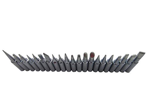 Image of 21 PCS Soldering Tips T18 Series Fit FX-888 FX-888 FX-8801 FX-600 (FX888 /FX888D FX8801 FX600) Lead Free Solder Iron Tip Bit (Brand inchAiCE Tls inch)