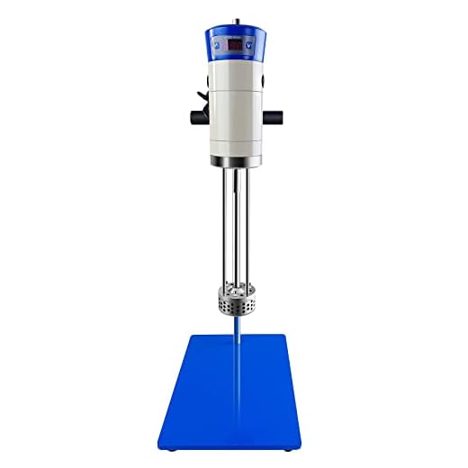 High Speed Homogenizer Lab Disperser Emulsifier Capacity 40L 200-11000r/min 510W Digital Display Blender 110v
