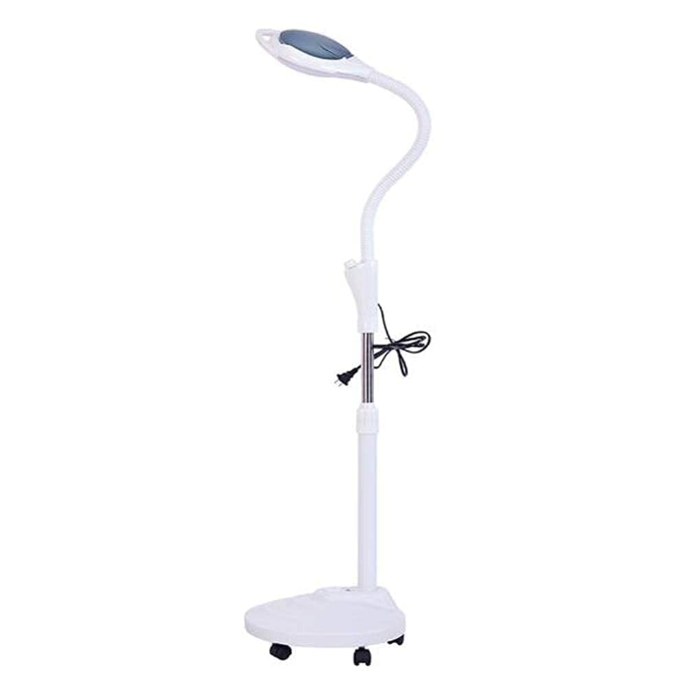 Lampadaire pour le visage CRODY blanc | Lampe d'artisanat et lecture avec col de cygne