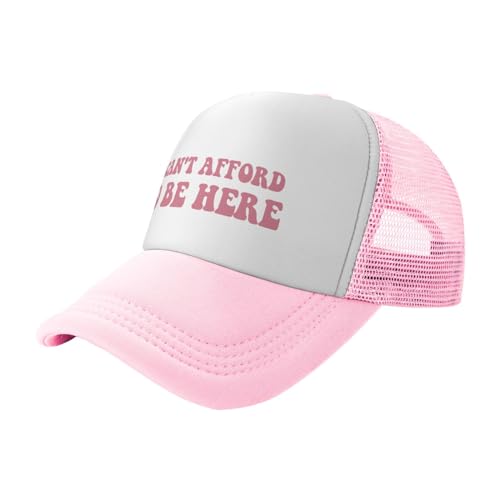 Image of You Find It Offensive? I Find It Funny Trucker Hats for Women Pink Men Funny Slogan Pink Hats for Men