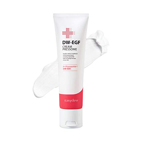 EASYDEW DW-EGF Cream Pressome - Premium Anti Aging Moisturizing Cream with Human Epidermal Growth Factor - Naturally Produce Collagen to Rejuvenate & Regenerate Cells-Clinically Proven Wrinkle Removal 1.69 Fl Oz (Pack of 1)