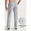 Libin Mens Golf Pants Stretch Work Dress Pants 30"/32"/34" Quick Dry Lightweight Casual Comfy Trousers with Pockets