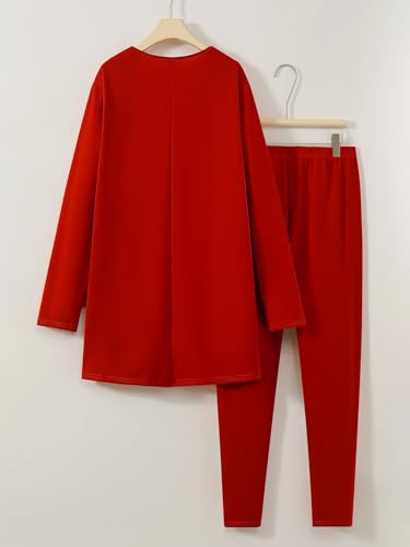 Plus Size Casual Work Pants Suit Set Cropped Jacket Fitted Trousers3