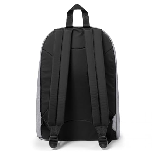 Image of EASTPAK Out Of Office - 31L Backpack with Dual Compartments, 16 inch Laptop Sleeve, Security Pocket, Bottle Holder & Air Mesh Straps, Sunday Grey