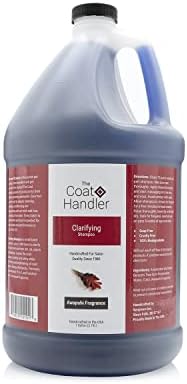 The Coat Handler Clarifying Dog Shampoo, 1 Gallon | All Natural Ingredients, Removes Stains and Dirt, Brightens All Coat Colors, Professional Grade Grooming Shampoo, Soap and Cruelty Free